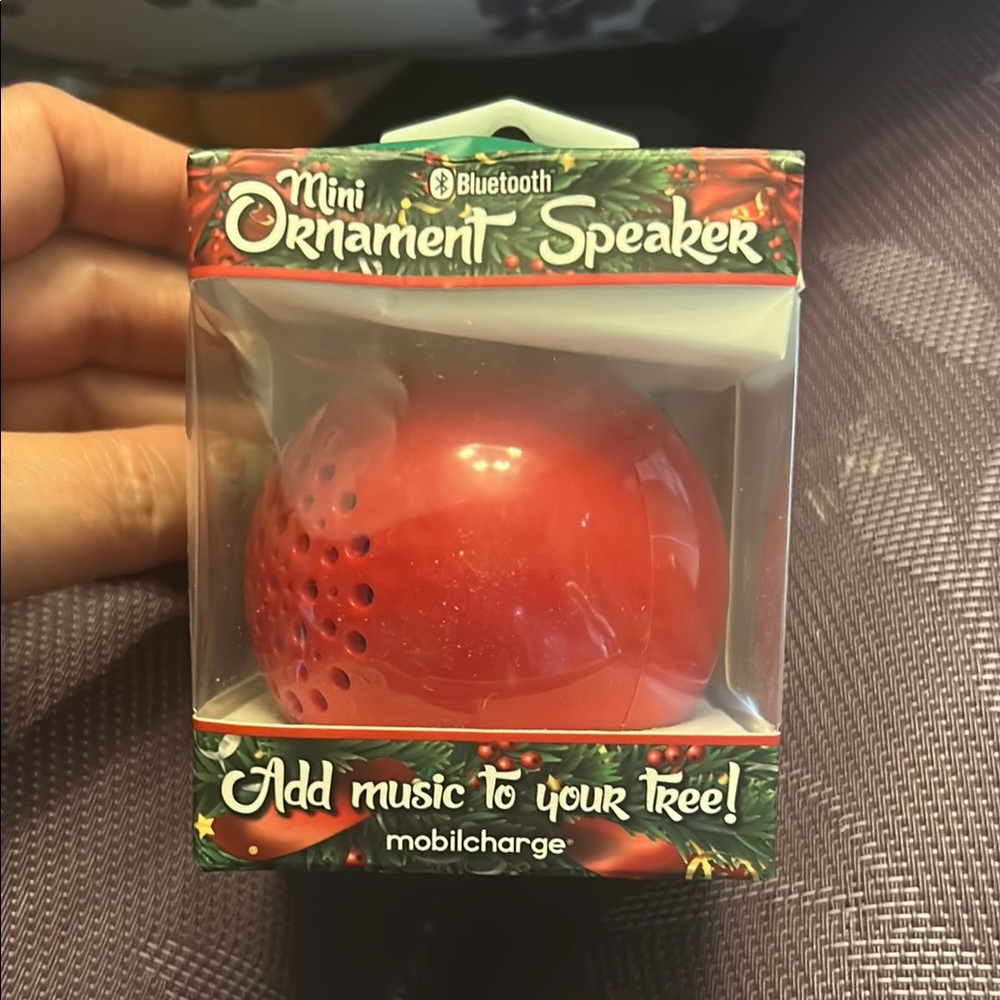Red Mini Ornament Bluetooth Speaker